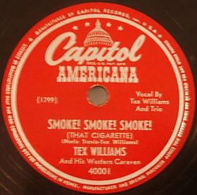 TEX WILLIAMS - Smoke! Smoke! Smoke! (That Cigarette) / Roundup Polka cover 