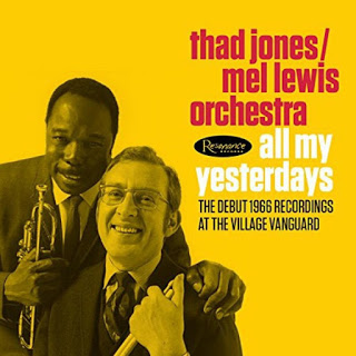 THAD JONES / MEL LEWIS ORCHESTRA - All My Yesterdays: The Debut 1966 Recordings At The Village Vanguard cover 