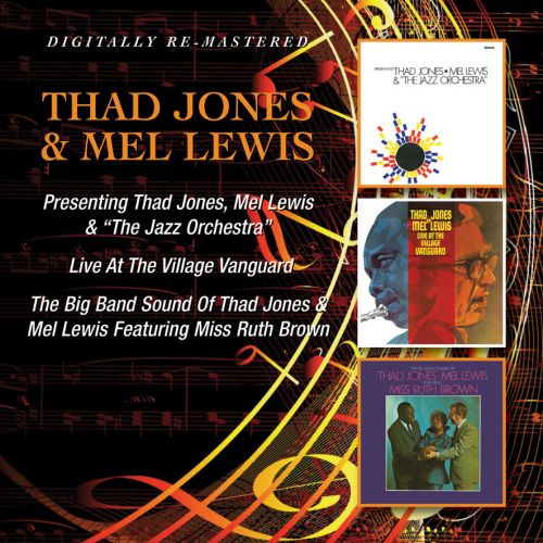THAD JONES / MEL LEWIS ORCHESTRA - Presenting / Live At The Village Vanguard / The Big Band Sound cover 