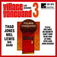THAD JONES / MEL LEWIS ORCHESTRA - Village Vanguard Live Sessions #3 cover 