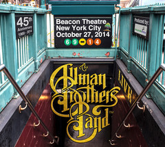 THE ALLMAN BROTHERS BAND - Beacon Theatre, New York City, October 27, 2014 cover 