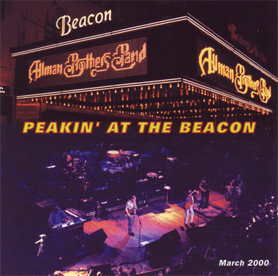THE ALLMAN BROTHERS BAND - Peakin' at the Beacon cover 