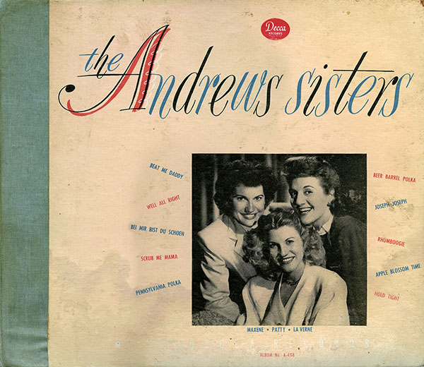 THE ANDREWS SISTERS - The Andrews Sisters cover 
