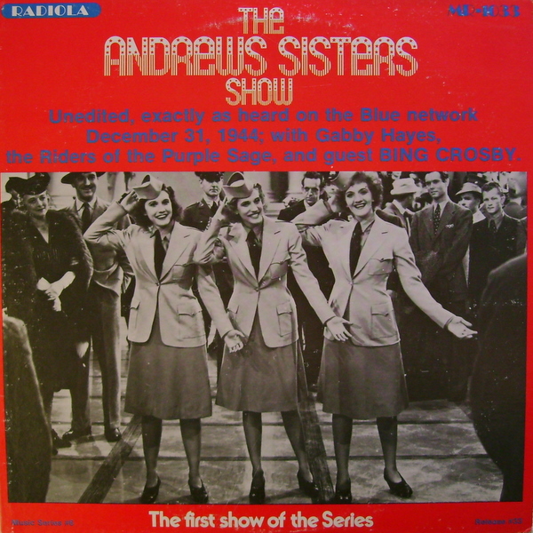 THE ANDREWS SISTERS - The Andrews Sisters Show cover 