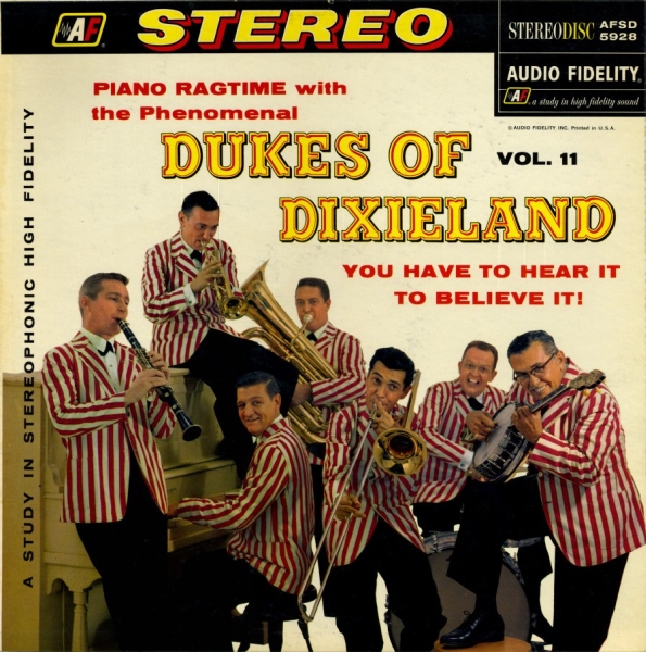 THE DUKES OF DIXIELAND (1951) - Piano Ragtime With The Dukes Of Dixieland, Volume 11 cover 