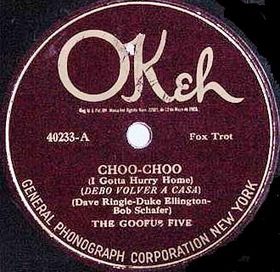 THE GOOFUS FIVE - Choo-Choo / Go 'Long, Mule cover 