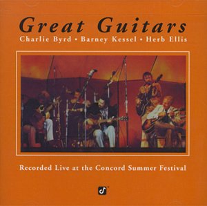 THE GREAT GUITARS - Charlie Byrd / Barney Kessel / Herb Ellis ‎: Great Guitars cover 