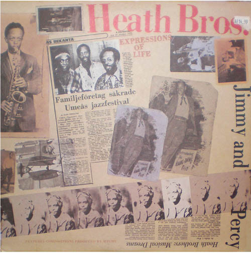 THE HEATH BROTHERS - Expressions Of Life cover 