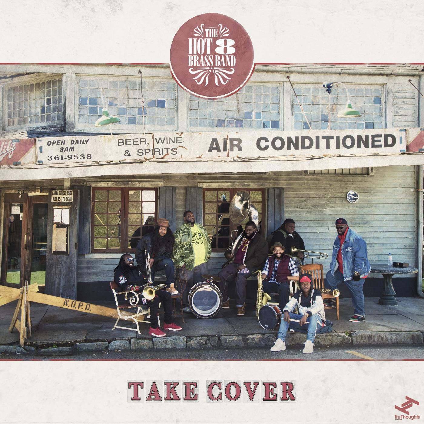 THE HOT 8 BRASS BAND - Take Cover cover 