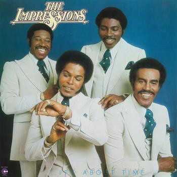 THE IMPRESSIONS - It's About Time cover 