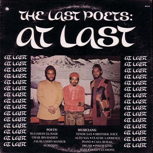 THE LAST POETS - At Last cover 