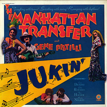THE MANHATTAN TRANSFER - The Manhattan Transfer And Gene Pistilli :  Jukin' cover 