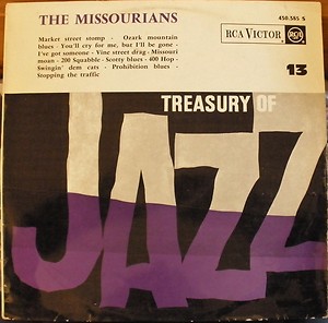 THE MISSOURIANS - Treasury Of Jazz N°13 cover 