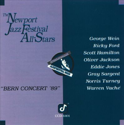 THE NEWPORT JAZZ FESTIVAL ALL-STARS / GEORGE WEIN & THE NEWPORT ALL-STARS - Bern Concert '89 cover 