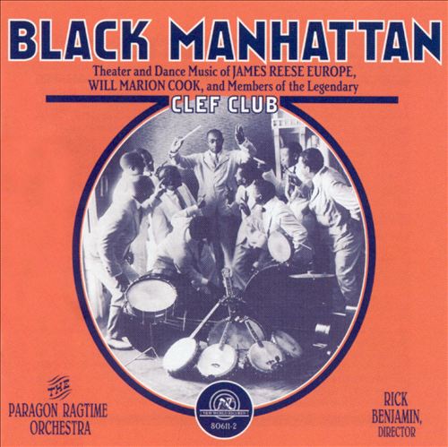 THE PARAGON RAGTIME ORCHESTRA - Black Manhattan: Theater and Dance Music of James cover 