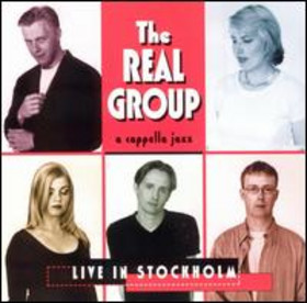 THE REAL GROUP - Live in Stockholm cover 