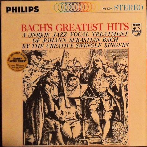 THE  SWINGLE SINGERS - Bach's Greatest Hits cover 
