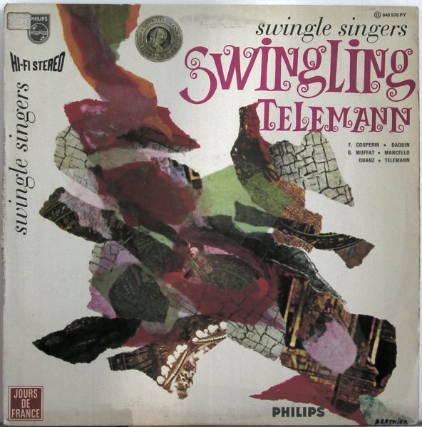 THE  SWINGLE SINGERS - Swingling Telemann (aka Rococo Á Go Go) cover 