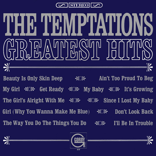 THE TEMPTATIONS - Greatest Hits cover 