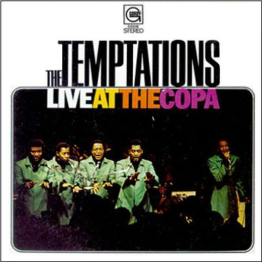 THE TEMPTATIONS - Live At The Copa cover 