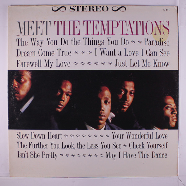 THE TEMPTATIONS - Meet The Temptations cover 