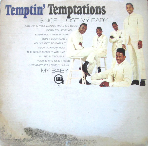 THE TEMPTATIONS - The Temptin' Temptations cover 