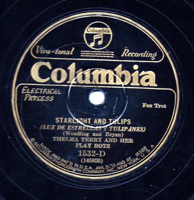 THELMA TERRY - Starlight And Tulips cover 