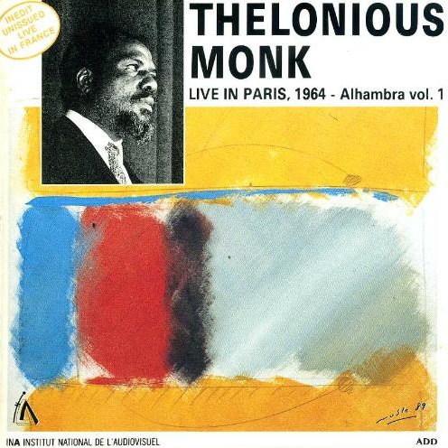 THELONIOUS MONK - Live In Paris, 1964 - Alhambra Vol. 1 cover 