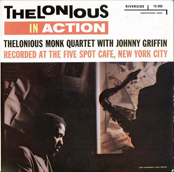 THELONIOUS MONK - Thelonious In Action (With Johnny Griffin) (aka Way Out!) cover 