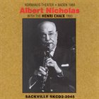 ALBERT NICHOLAS Albert Nicholas/Henry Chaix : Baden 1969 album cover