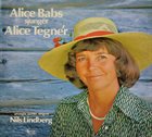 ALICE BABS Alice Babs Sjunger Alice Tegnér album cover