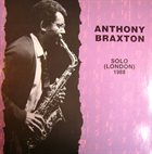 ANTHONY BRAXTON Solo (London) 1988 album cover