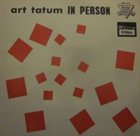 ART TATUM In Person album cover