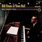 BILL EVANS (PIANO) Bill Evans at Town Hall, Volume 1 album cover