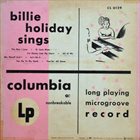 BILLIE HOLIDAY Billie Holiday Sings album cover