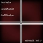 BRAD WALKER Brad Walker + Aurora Nealand + Paul Thibodeaux : redrawblak (Trio) LP album cover