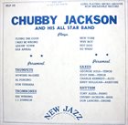 CHUBBY JACKSON Chubby Jackson & His All Stars Band Plays album cover
