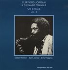 CLIFFORD JORDAN On Stage Vol. 3 album cover