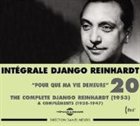 DJANGO REINHARDT Intégrale, Volume 20 album cover