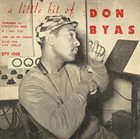 DON BYAS A Little Bit of Don Byas album cover