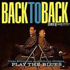 DUKE ELLINGTON Play The Blues - Back To Back (with Johnny Hodges) album cover