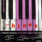 EARL HINES A Fabulous Collection Of His Most Famous Piano Solos album cover