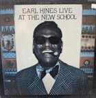 EARL HINES Earl Hines Live At The New School (Volume Two) album cover