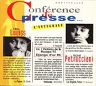 EDDY LOUISS Eddy Louiss & Michel Petrucciani ‎: Conférence De Presse... L'Intégrale album cover