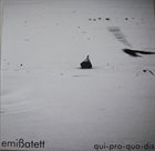 ELISABETH COUDOUX (AKA ELISABETH FABIA FÜGEMANN) Emißatett : Qui-Pro-Quo-Dis album cover