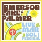 EMERSON LAKE AND PALMER Live At The Mar Y Sol Festival album cover