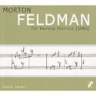 GIANNI LENOCI Morton Feldman - for Bunita Marcus (1985) album cover