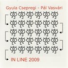 GYULA CSEPREGI Gyula Csepregi - Pál Vasvári ‎: In Line 2009 album cover