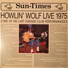 HOWLIN WOLF Live 1975 album cover