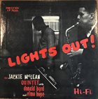 JACKIE MCLEAN Lights Out! album cover